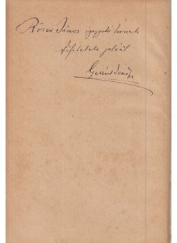 Gellért Jenő - Vörösmarty Mihály élete és költészete (Dedikált), Budapest 1901 antikvár könyv