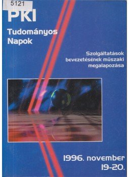  - Szolgáltatások bevezetésének műszaki megalapozása, Budapest 1996 antikvár könyv