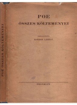 Edgar Allan Poe - Poe összes költeményei Edgar Allan Poe - Poe összes költeményei, 0 antikvár könyv