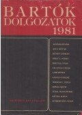 László Ferenc - Bartók-dolgozatok 1981