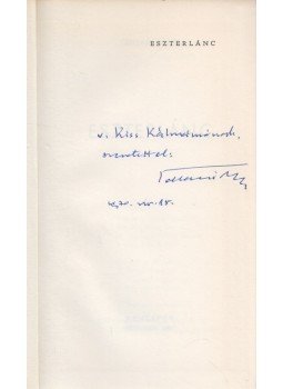 Tollas Tibor - Eszterlánc (Dedikált) Tollas Tibor - Eszterlánc (Dedikált), München 1969 antikvár könyv