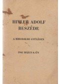 Hitler, Adolf - Hitler Adolf beszéde 1941 május 4.-én