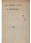 Guttmann Mihály - Ábrahám Bar Chijja geometriájából