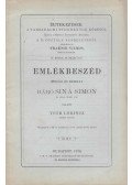 Tóth Lőrincz - Emlékbeszéd Hodosi és Kizdiai Báró Sina Simon felett