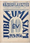 Ráth Sándor (szerk.) - Községfejlesztés 1936/ XI. évfolyam 1. szám