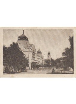  - Gödöllő - Községháza a református templommal (képeslap),  0 antikvár könyv