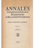 Kulin Katalin - Annales Universitatis Scientiarum Budapestinensis de Rolando Eötvös nominatae - Sectio philologica moderna