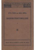 Otto Frick,Karl Knöll - Baukonstruktionslehre I.