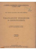 Vendl Aladár,Papp Ferenc - Válogatott fejezetek a geológiából