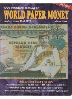 Colin R. Bruce - Standard Catalog of World Paper Money - Volume three: Modern Issues 1961-1999 Colin R. Bruce - Standard Catalog of World Paper Money - Volume three: Modern Issues 1961-1999, 1999 antikvár könyv