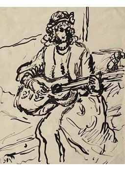 Rippl-Rónai József - Gitározó Fenella Rippl-Rónai József - Gitározó Fenella, 0 antikvár könyv
