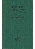 Plotinus,Plotin - Plotins Schriften Band V. a