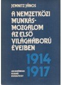 Jemnitz János - A nemzetközi munkásmozgalom az első világháború éveiben