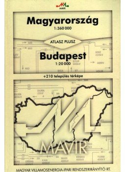 - Magyarország és Budapest + 210 település térképe - Magyarország és Budapest + 210 település térképe, Budapest 2005 antikvár könyv