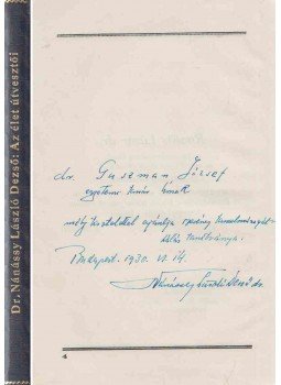 Nánássy László Dezső Dr. - Az élet útvesztői (dedikált) Nánássy László Dezső Dr. - Az élet útvesztői (dedikált), Budapest 1930 antikvár könyv
