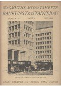 Zechlin, Hans Josef - Wasmuths Monatshefte Baukunst & Städtebau Januar 1931