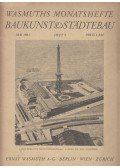 Zechlin, Hans Josef - Wasmuths Monatshefte Baukunst & Städtebau Mai 1931