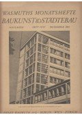 Zechlin, Hans Josef - Wasmuths Monatshefte Baukunst & Städtebau November-Dezember 1931