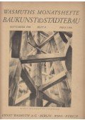 Zechlin, Hans Josef - Wasmuths Monatshefte Baukunst & Städtebau September 1931