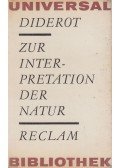 Denis Diderot - Gedanken zur Interpretation der Natur