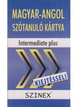 - Magyar-angol szótanuló kártya - Intermediate plus - Magyar-angol szótanuló kártya - Intermediate plus, Budapest 0 antikvár könyv
