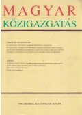 Dr. Verebélyi Imre (szerk.) - Magyar Közigazgatás 1996. Október, XLVI. Évfolyam 10. Szám