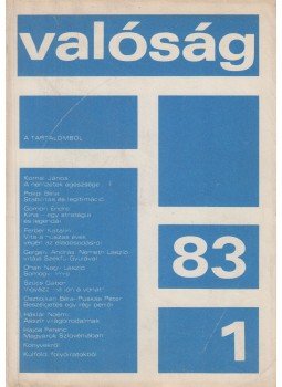 Kőrösi József - Valóság 1983/1. Kőrösi József - Valóság 1983/1., Budapest 1983 antikvár könyv