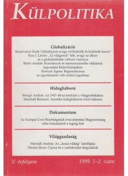 Papp Gábor (főszerk.) - Külpolitika 1999. 1-2. szám Papp Gábor (főszerk.) - Külpolitika 1999. 1-2. szám, Budapest 1999 antikvár könyv