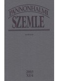 Sulyok Elemér (főszerk.) - Pannonhalmi Szemle 2003 XI/4.