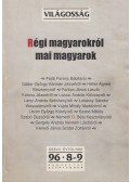 Papp Gábor (főszerk.),Majtényi László - Világosság 1996/8-9. augusztus - szeptember