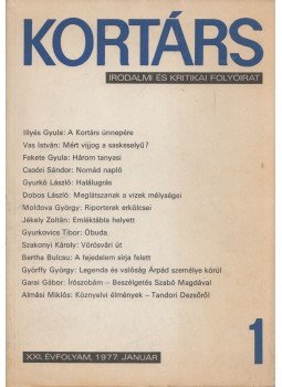 Kovács Sándor Iván - Kortárs 1977/1. január Kovács Sándor Iván - Kortárs 1977/1. január, Budapest 1977 antikvár könyv