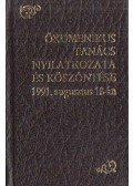 Dr. Kocsis Elemér - Ökumenikus Tanács nyilatkozata és köszöntése 1991. augusztus 18-án (mini)