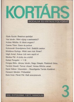 Kovács Sándor Iván - Kortárs 1977/3 Március Kovács Sándor Iván - Kortárs 1977/3 Március, Budapest 1977 antikvár könyv