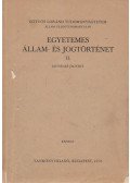 Több szerző - Egyetemes állam- és jogtörténet II.