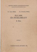 Dr. Samu Mihály,Dr. Szotáczky Mihály - Állam- és jogelmélet II.
