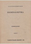 Dr. Vargha László - Kriminalisztika