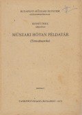 Benkő Imre - Műszaki hőtan példatár (Termodinamika)