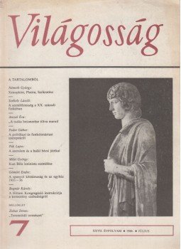 Lukács József - Világosság 1986/7. július Lukács József - Világosság 1986/7. július, Budapest 1986 antikvár könyv
