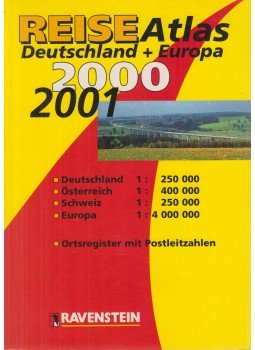  - ReiseAtlas Deutschland+Europa 2000/2001, Bad Soden am Taunus 2002 antikvár könyv