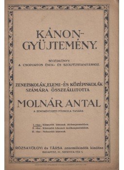 Molnár Antal - Kánongyűjtemény I., Budapest 0 antikvár könyv