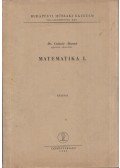 Császár Ákosné, dr. - Matematika I.