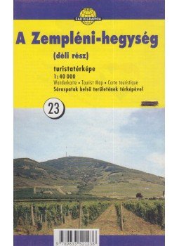  - A Zempléni-hegység turistatérképe (déli rész), Budapest 1996 antikvár könyv