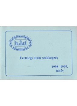  - Érettségi utáni szakképzés, Budapest 0 antikvár könyv