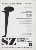 Fónod Zoltán - Irodalmi szemle 2002/ 12