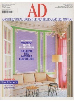 Franca Sozzani, Ettore Mocchetti - AD - Architectural Digest Aprile 2005, Milano 2005 antikvár könyv