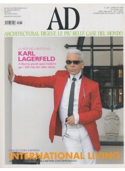 Ettore Mocchetti, Franca Sozzani - AD - Architectural Digest Febraio 2005, Milano 2005 antikvár könyv