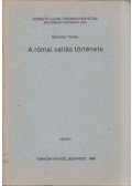 Gesztelyi Tamás - A római vallás története