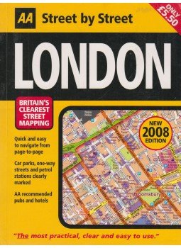 - AA Street by Street - London - AA Street by Street - London, London 2008 antikvár könyv