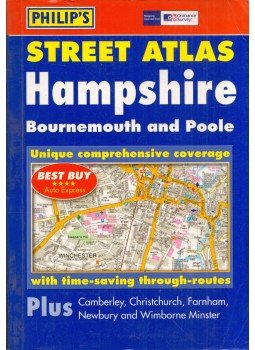  - Hampshire, Bournemouth and Poole Street Atlas, London 2006 antikvár könyv
