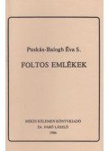 Puskás-Balogh Éva S. - Foltos emlékek (dedikált)
